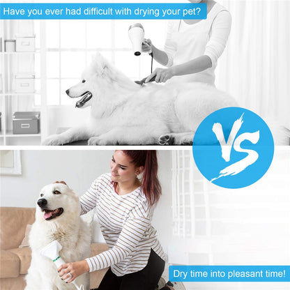 2-in-1 Portable Dog Hair Dryer – Gentle At-Home Grooming Tool