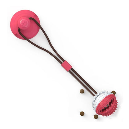 Suction Cup Interactive Dog Toy – Tug & Chew Ball for Solo Play
