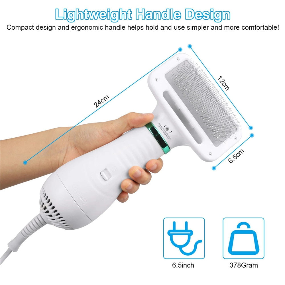 2-in-1 Portable Dog Hair Dryer – Gentle At-Home Grooming Tool