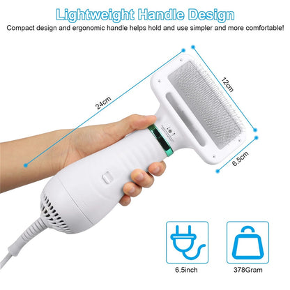 2-in-1 Portable Dog Hair Dryer – Gentle At-Home Grooming Tool
