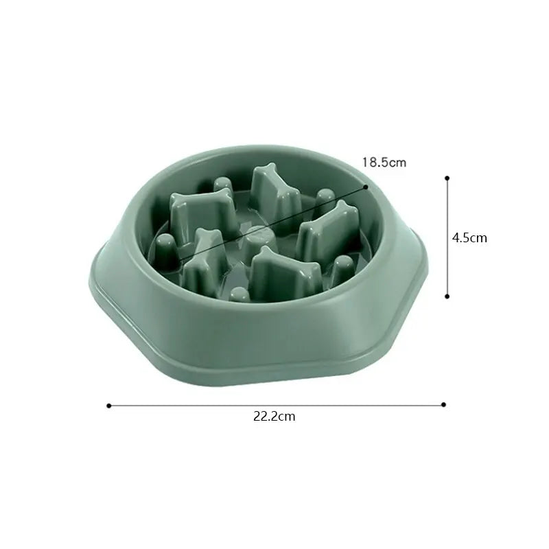 Slow Feeder Dog Bowl – Anti-Gulp Bowl for Healthier Eating