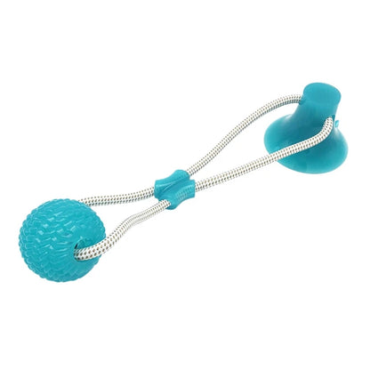 Suction Cup Interactive Dog Toy – Tug & Chew Ball for Solo Play