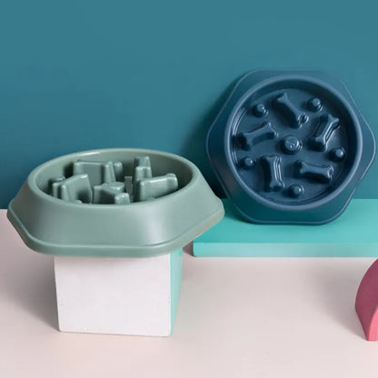 Slow Feeder Dog Bowl – Anti-Gulp Bowl for Healthier Eating