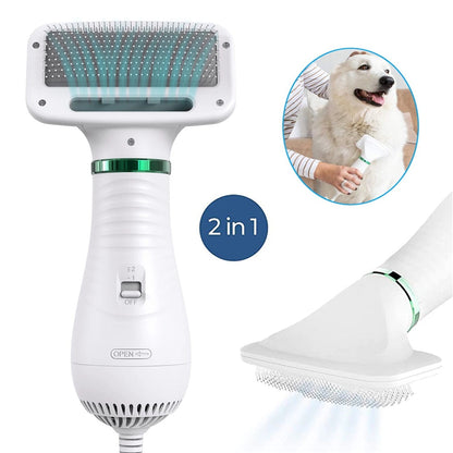 2-in-1 Portable Dog Hair Dryer – Gentle At-Home Grooming Tool