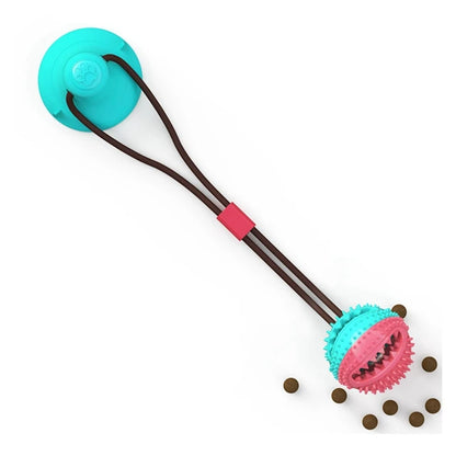 Suction Cup Interactive Dog Toy – Tug & Chew Ball for Solo Play