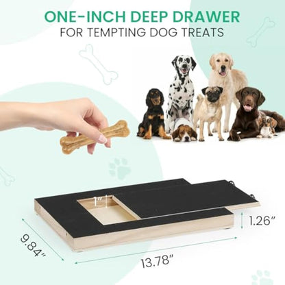 Dog Nail Grinder Scratch Board with Treat Box – Self-Serve Nail Care
