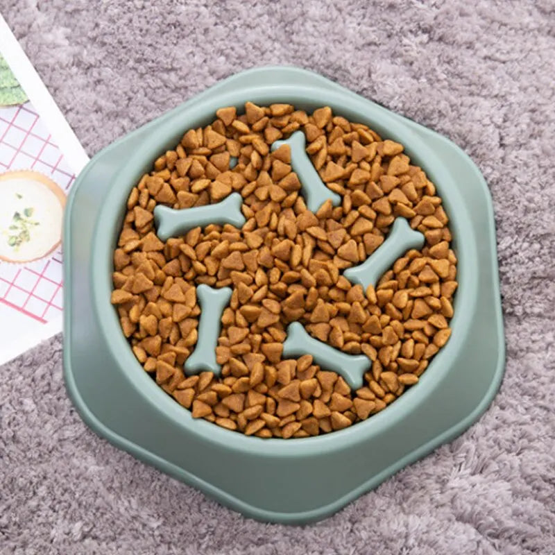 Slow Feeder Dog Bowl – Anti-Gulp Bowl for Healthier Eating