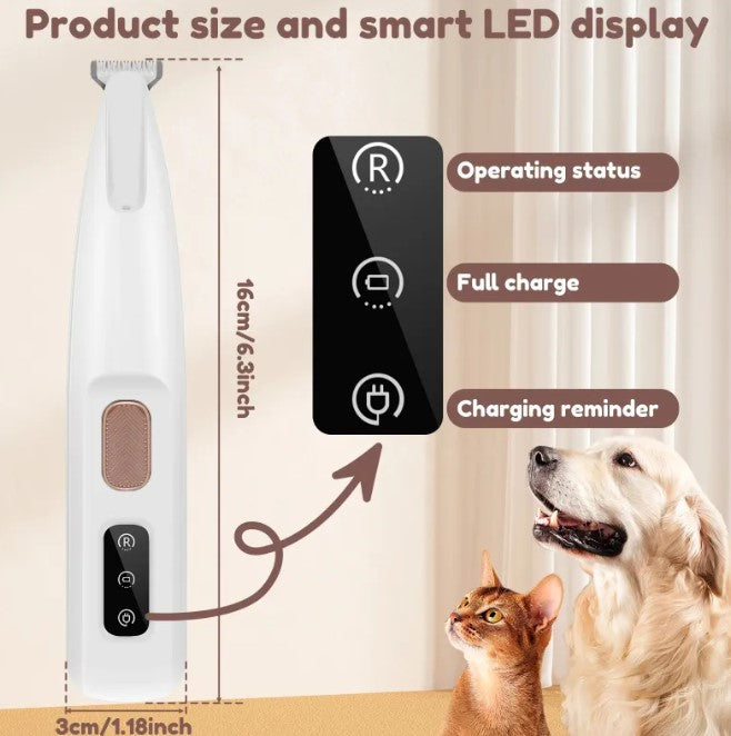 LED Pet Nail Clipper – Paw Trimmer with Built-In Light for Precision Grooming