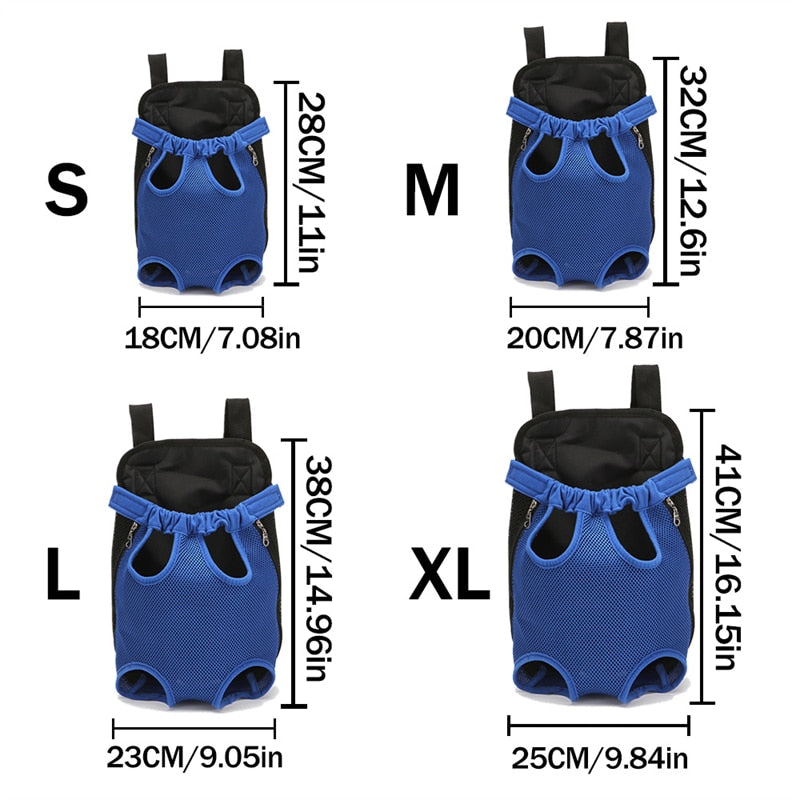 Breathable Pet Travel Backpack – Carrier for Small to Medium Dogs