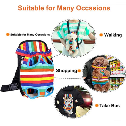 Breathable Pet Travel Backpack – Carrier for Small to Medium Dogs