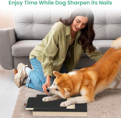 Dog Nail Grinder Scratch Board with Treat Box – Self-Serve Nail Care